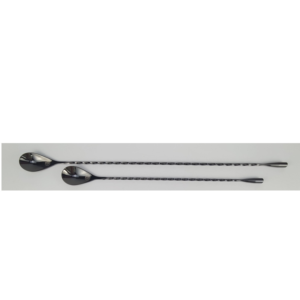Κουτάλι Bar Ανοξείδωτο Μαύρο 30cm Novatex 07-312 - 2