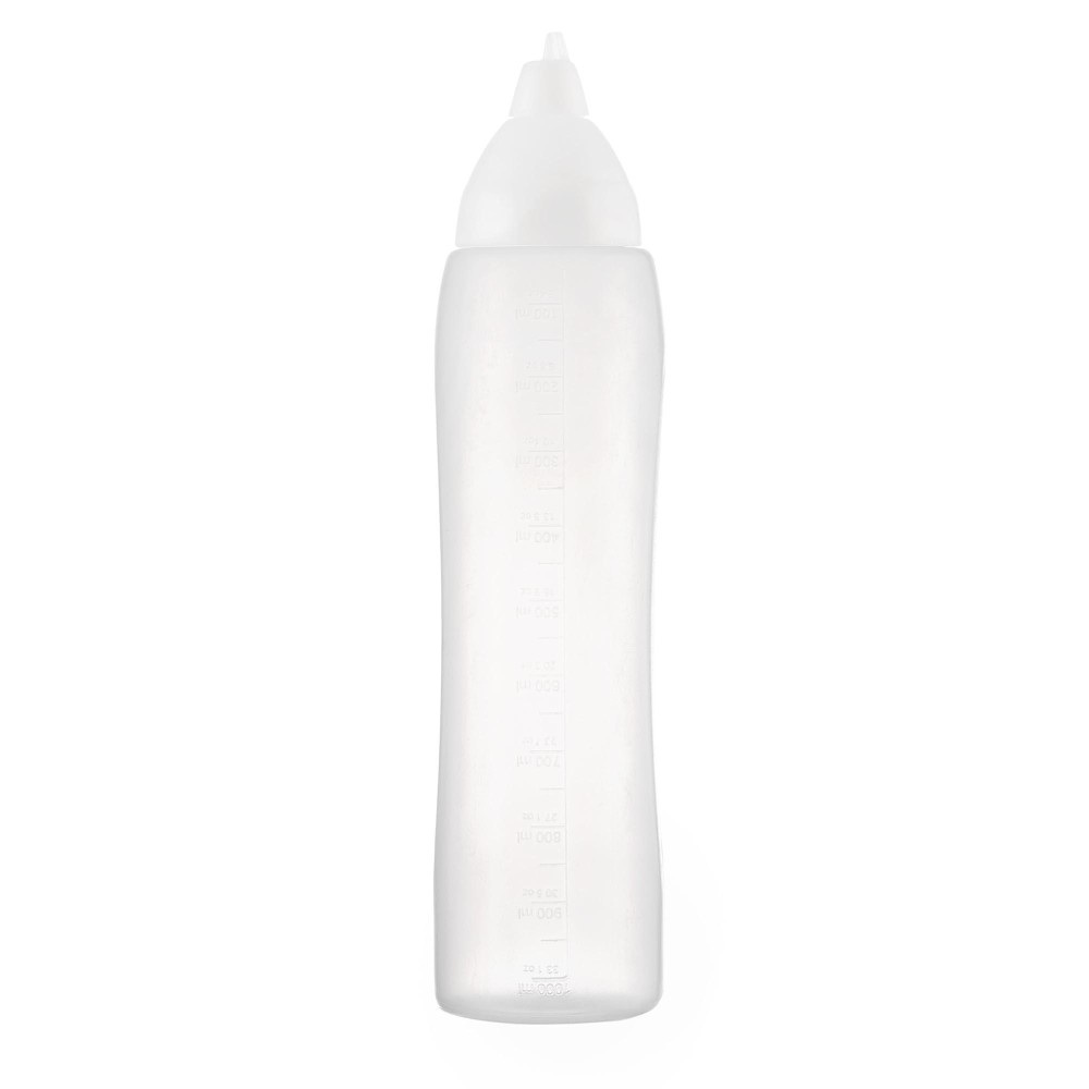Μπουκάλι Σάλτσας Πλαστικό 100cl Ø100x311mm Araven Λευκό 00557 - 