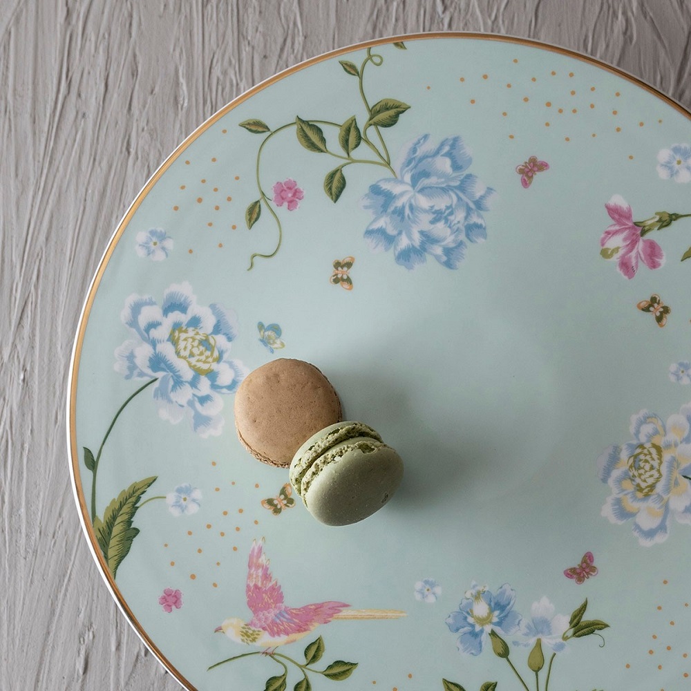 Τουρτιέρα Με Πόδι Πορσελάνης Φ31xH9,5cm Heritage Laura Ashley LA183010 - 4