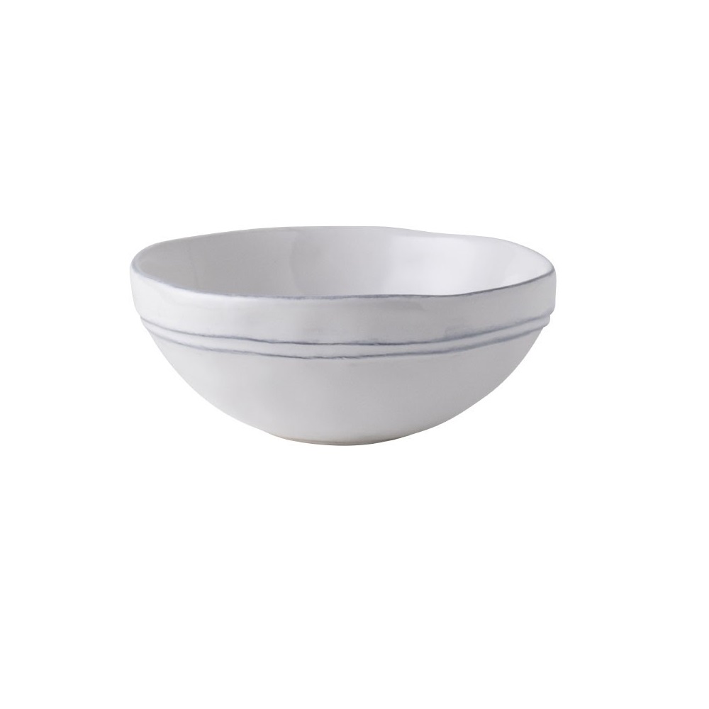 Μπολάκι Βαθύ Στρογγυλό Stoneware Φ13xH5,5cm White Artisan Laura Ashley LA183189 - 