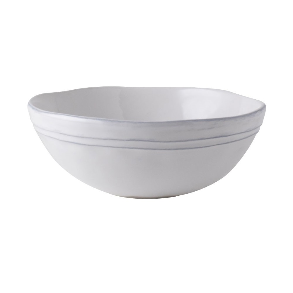 Μπολ Βαθύ Στρογγυλό Stoneware Φ16,5xH6,6cm White Artisan Laura Ashley LA183191 - 
