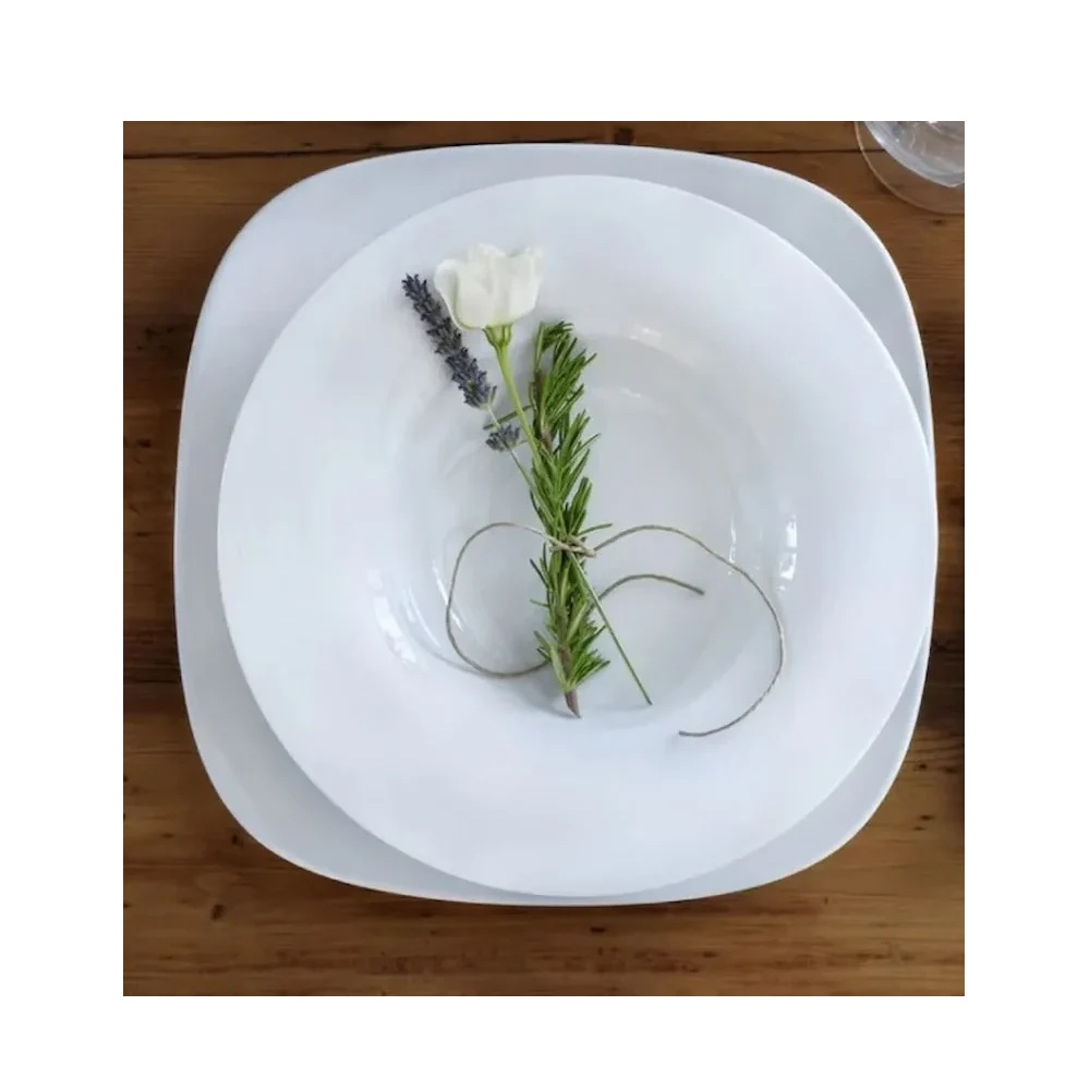 Σερβίτσιο Φαγητού Πορσελάνης Λευκό Σετ 20 Τεμαχίων Plus Ionia 3182274 - 