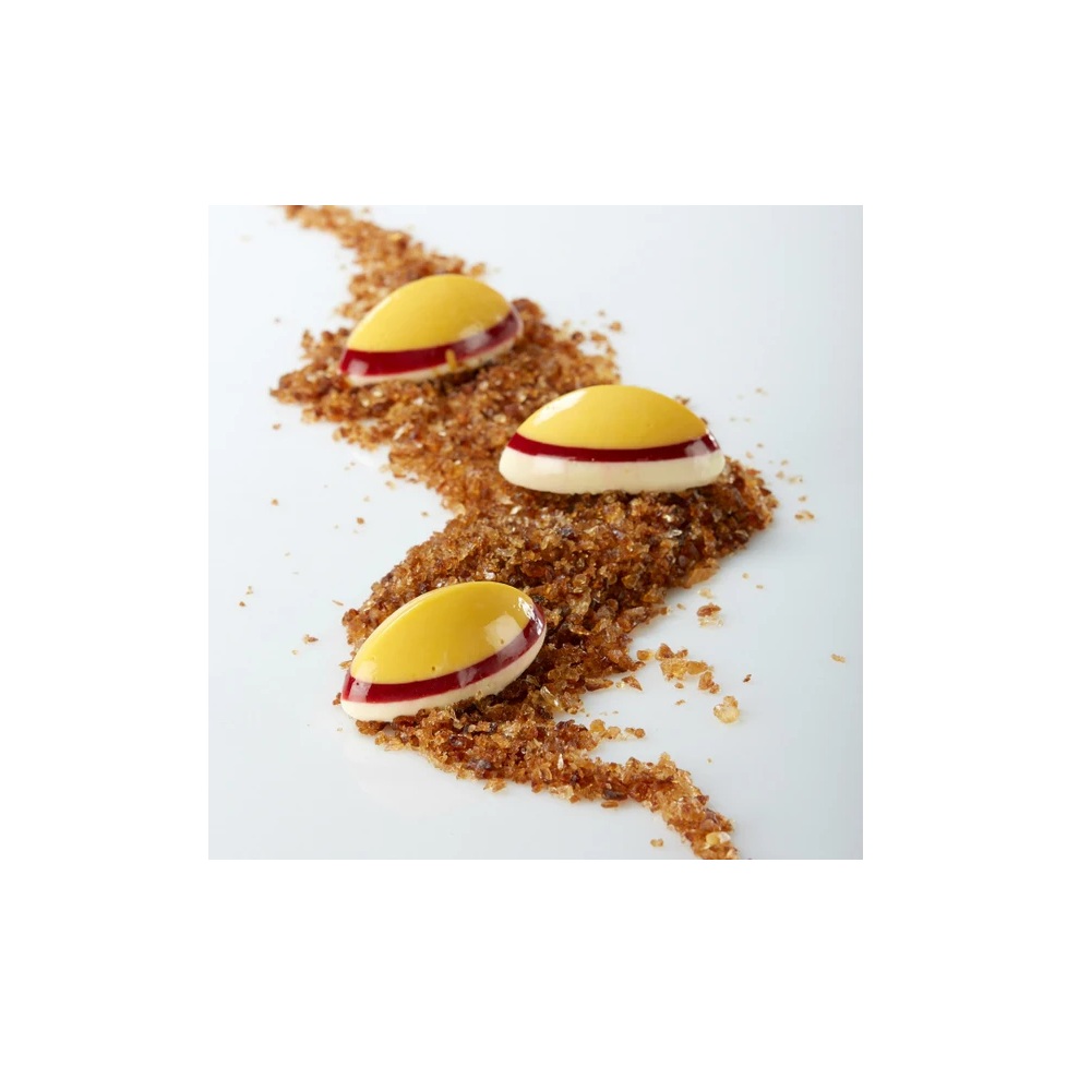 Καλούπι Σιλικόνης 3D Quenelle 66x33x30mm Pavoflex 600x400 Pavoni Italia PX071 - 3