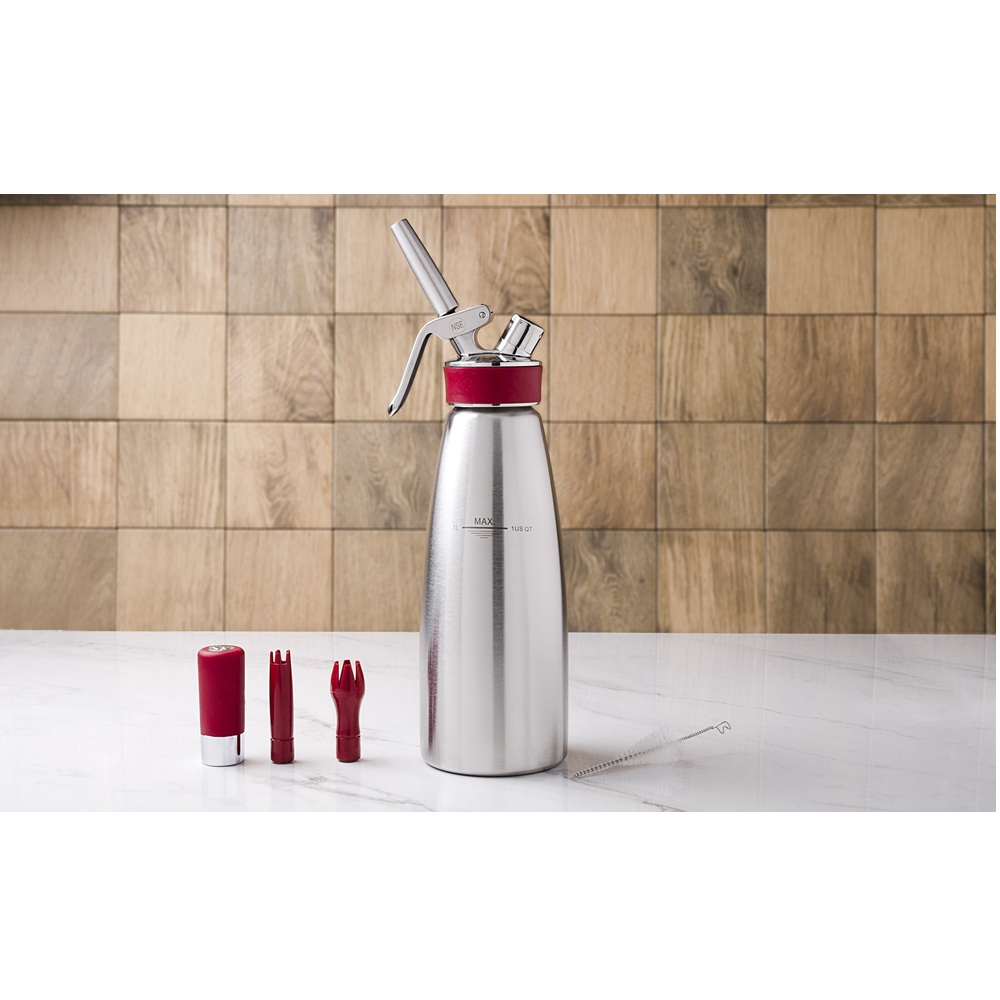 Σιφόν Gourmet Whip Inox 1L – Για επαγγελματική σαντιγύ και αφρώδεις δημιουργίες iSi Professional 05-502 - 4