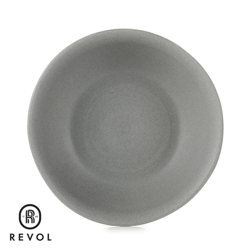 Μπολ Πορσελάνης 550ml Φ17,3xH6cm Recyclay Grey Matt No.W Revol RV654624 - 2