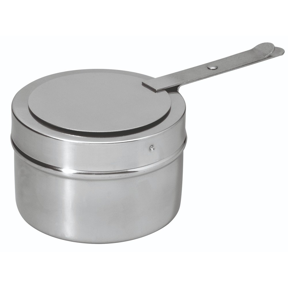 Θήκη Καύσεως Inox 9x6.4cm για Bain Marie με Καπάκι Ασφαλείας GTSA 24-0100 - 