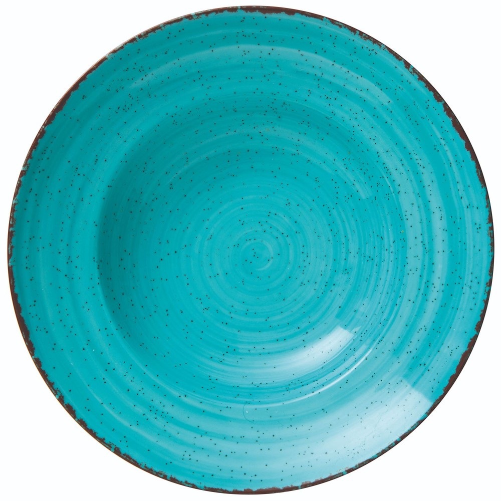 Πιάτο Pasta Βαθύ Πορσελάνης Φ24cm Γαλάζιο Tiffany GTSA 66-7124 - 