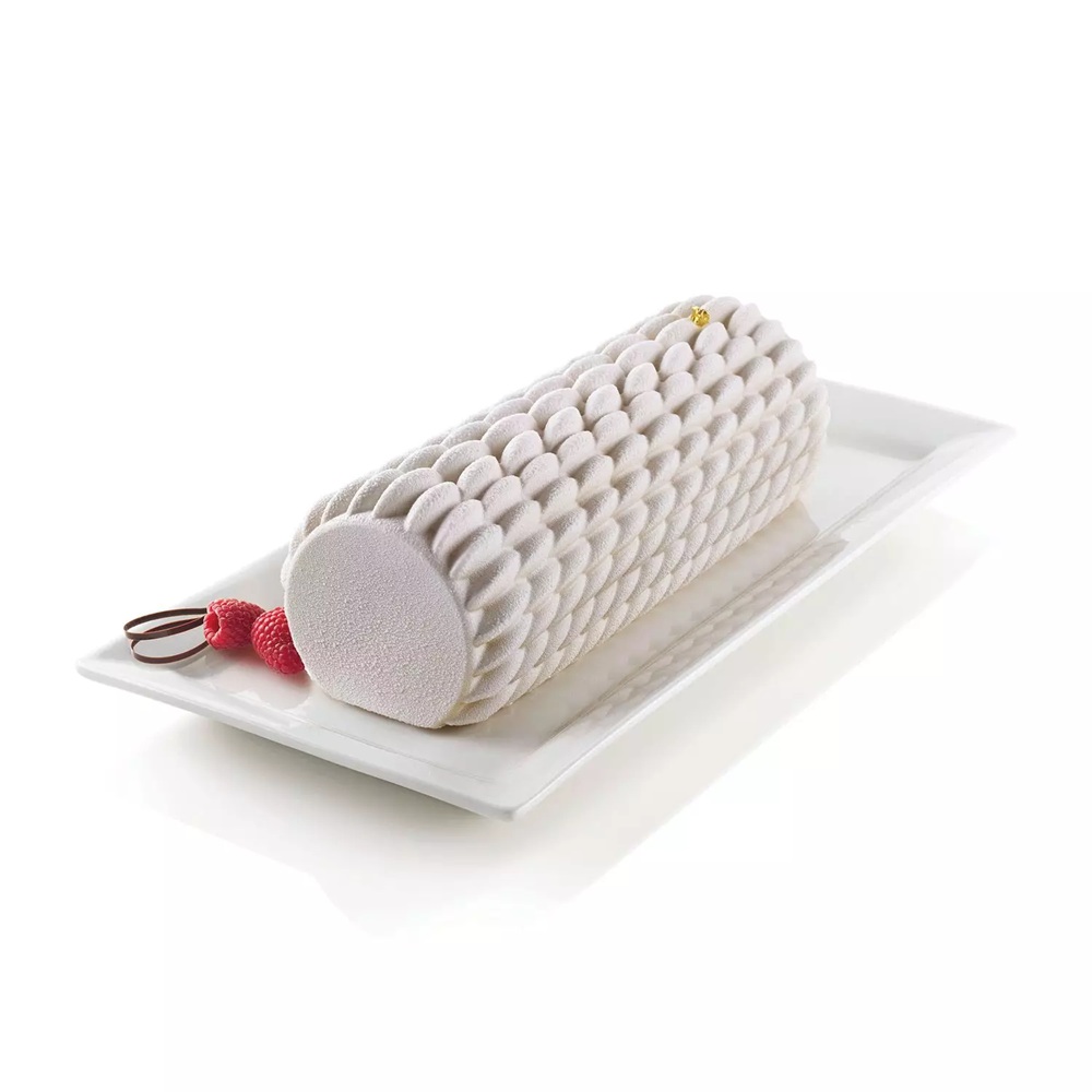 Φόρμα Σιλικόνης Platinum 243x90x77mm 1300ml Buche Quenelle Silikomart 20.434.13.0065 - 3