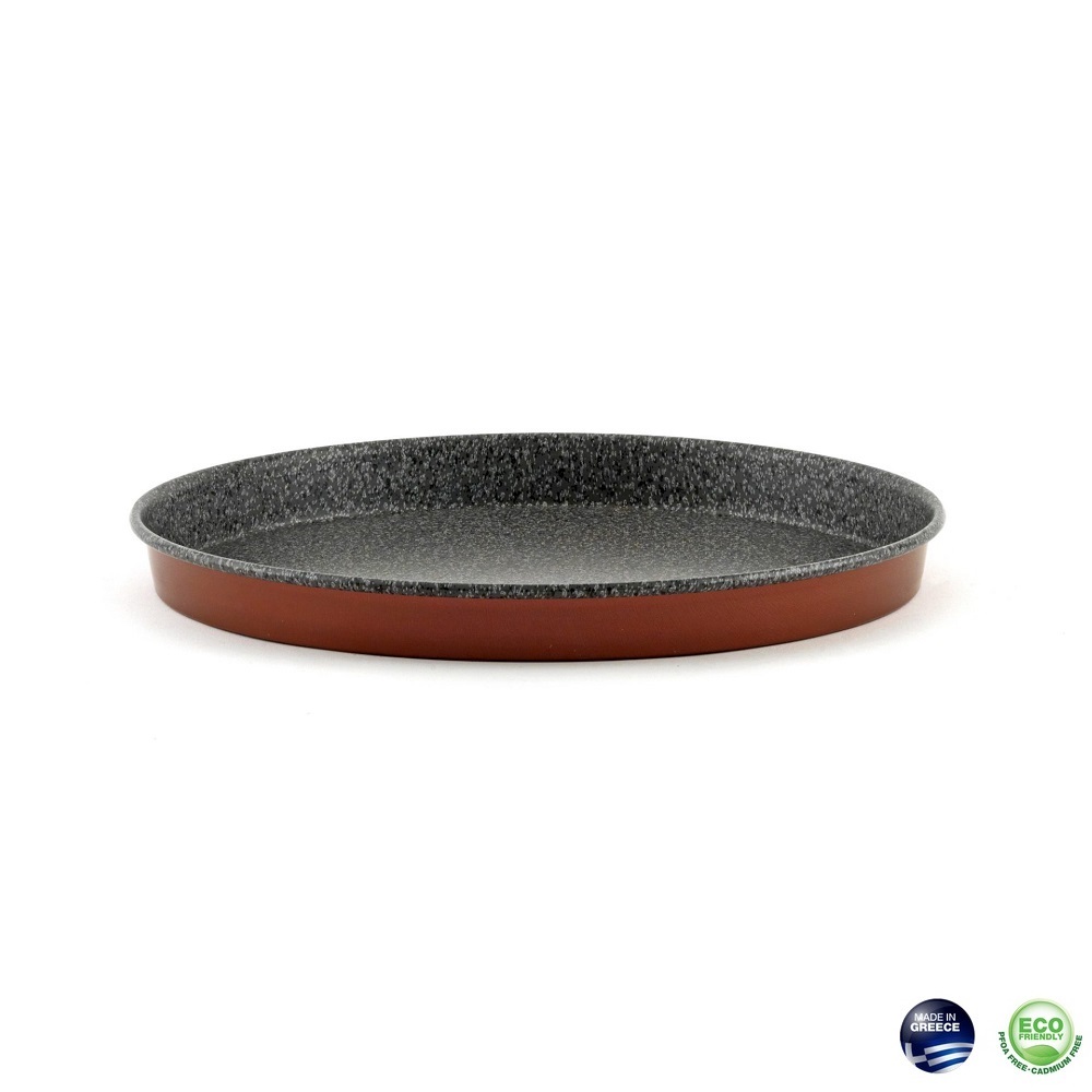 Ταψί Πίτσας Αλουμινίου Στρογγυλό Βαθύ Νο38 Keystone 04.90.38 - 