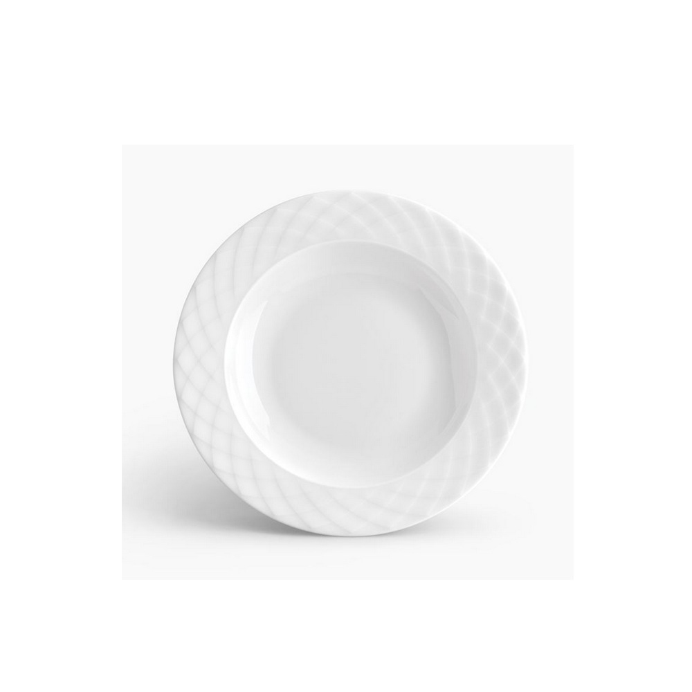 Πιάτο Πορσελάνης Βαθύ Λευκό Itea Ø22x3cm Ionia Basics 8620003 - 1