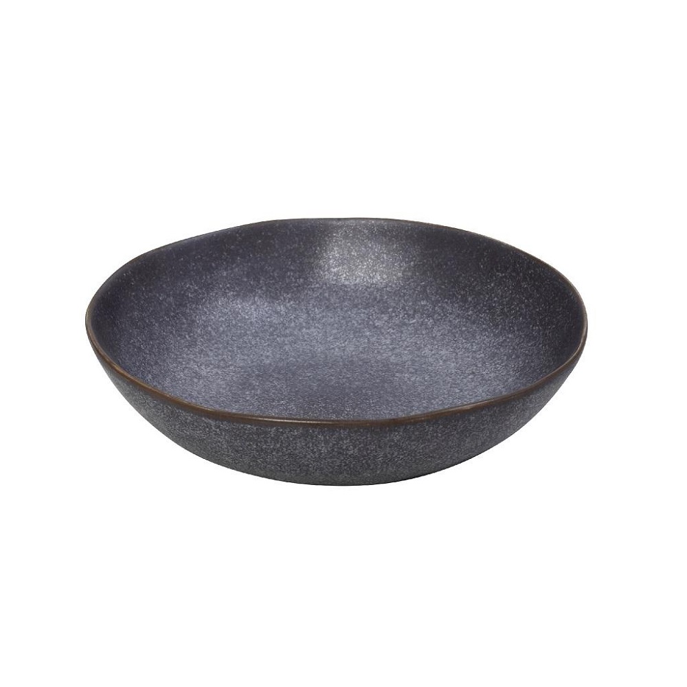 Πιάτο Βαθύ Στρογγυλό Stoneware Φ21xH5cm Grey Etna Espiel FRL108K4 - 
