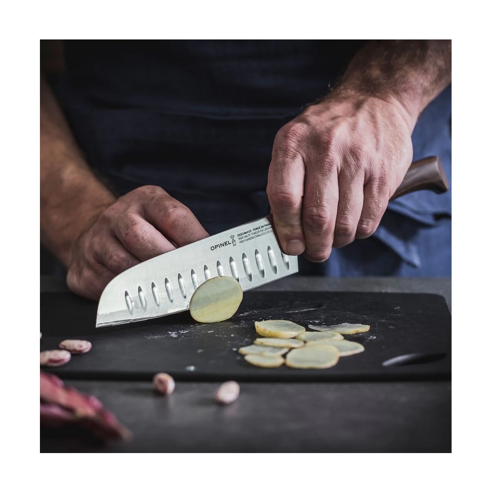 Μαχαίρι Santoku-Λαχανικών 17,78cm Ατσάλι X50CrMoV15 Les Forgés 1890 Opinel 002287 - 3