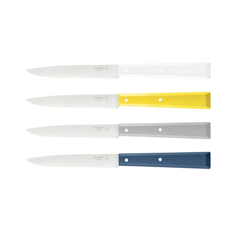 Μαχαίρια Steak Κουτί 4 Τεμαχίων 10,16cm Ατσάλι Sandvik 12C27 Bon Appétit Celeste Opinel 002040 - 2