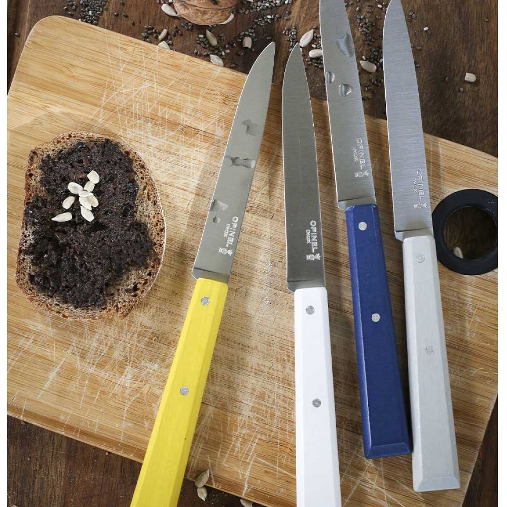 Μαχαίρια Steak Κουτί 4 Τεμαχίων 10,16cm Ατσάλι Sandvik 12C27 Bon Appétit Celeste Opinel 002040 - 4