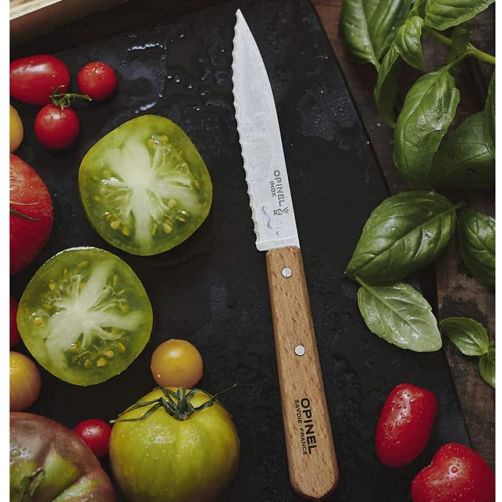 Μαχαίρι Γενικής Χρήσης Οδοντωτό 9,52cm Ατσάλι 12c27 Essential Opinel 001918 - 2