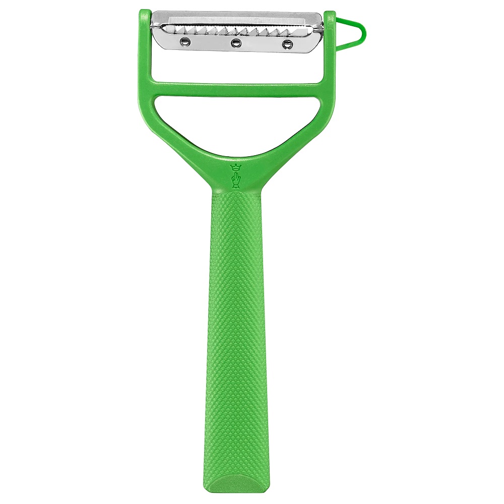 Αποφλοιωτής-Peeler T-Duo Ατσάλι 5,08cm Λαχανί Πλαστική Λαβή Opinel 002428 - 