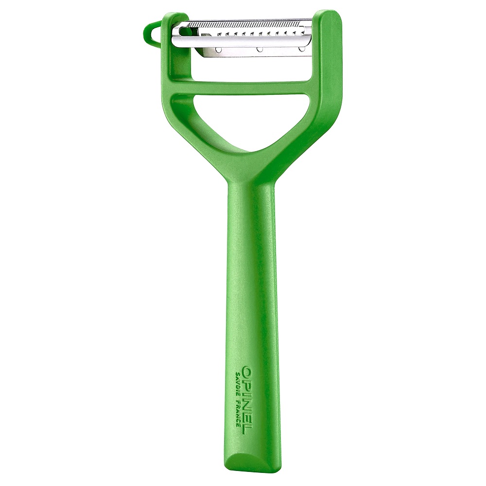 Αποφλοιωτής-Peeler T-Duo Ατσάλι 5,08cm Λαχανί Πλαστική Λαβή Opinel 002428 - 2