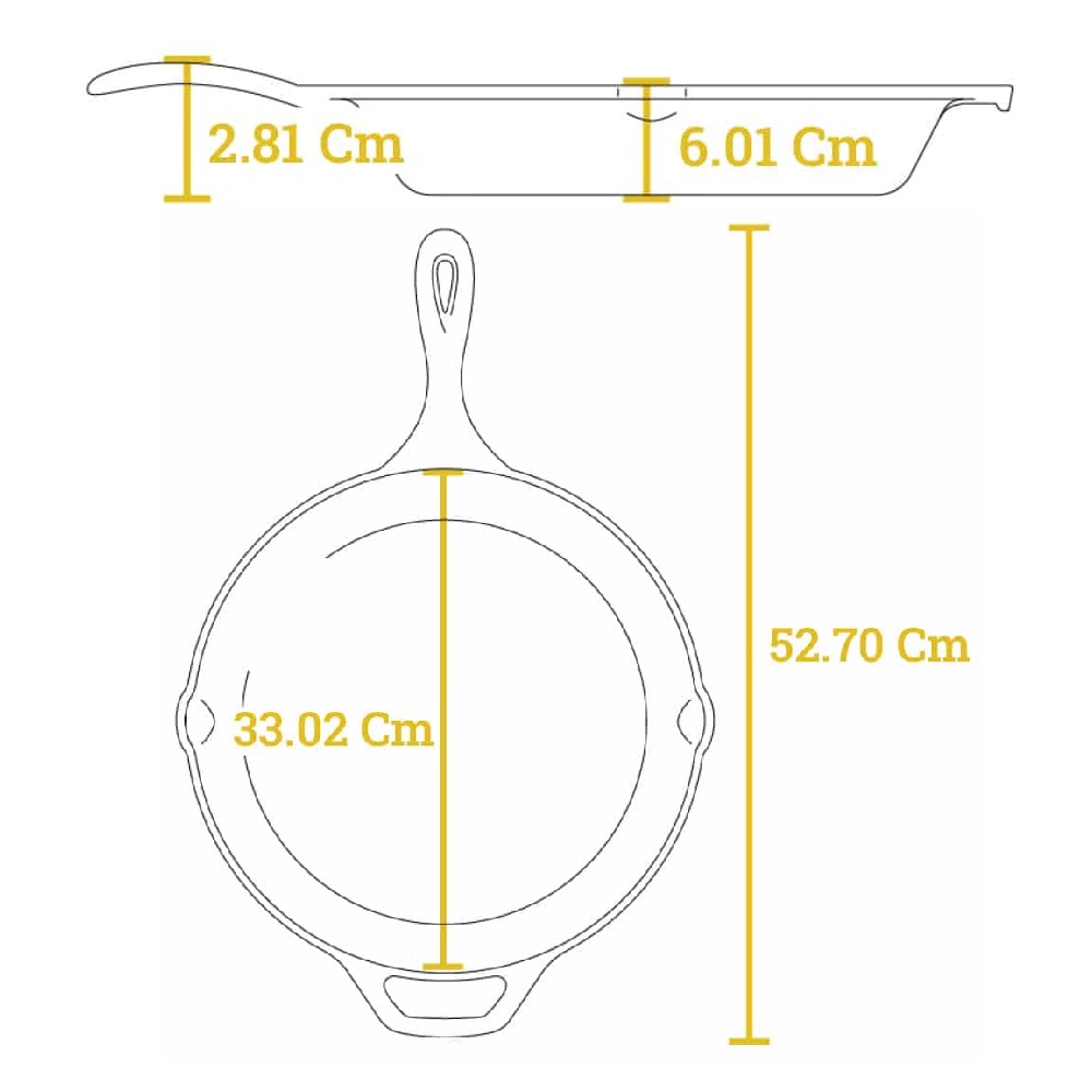 Τηγάνι Μαντεμένιο Φ33cm Lodge L12SK3 - 4