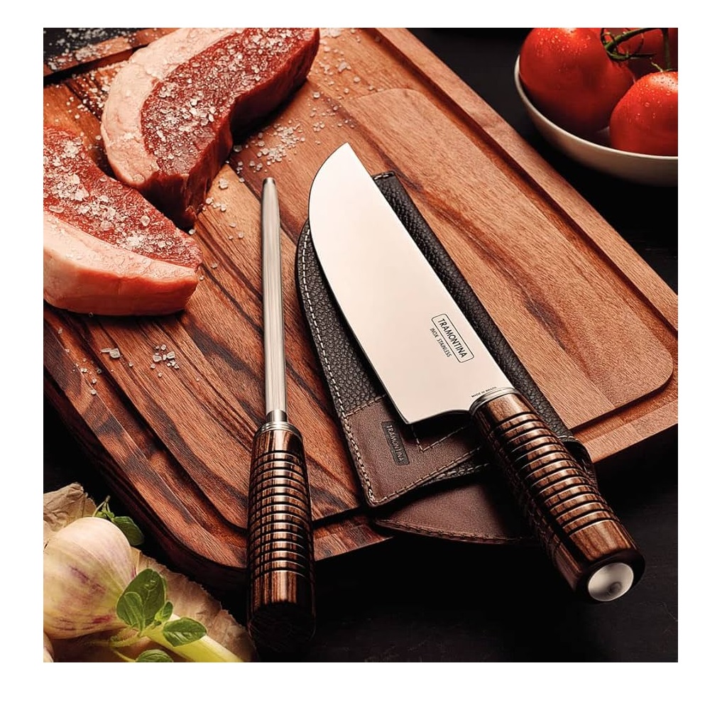 Σετ Barbeque Μαχαίρι-Μασάτι 20cm Polywood Tramontina 21199/995 - 3