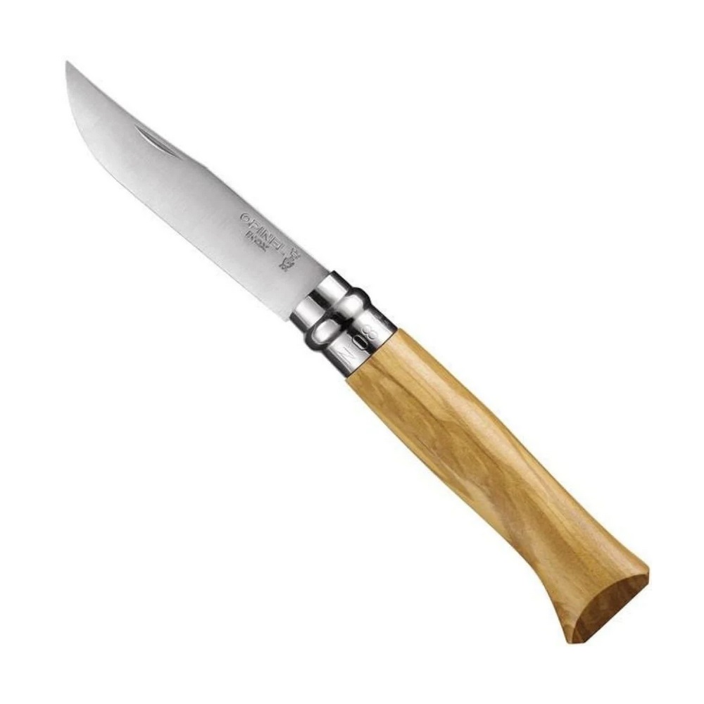 Πτυσσόμενο Μαχαίρι-Σουγιάς Νο8 Ατσάλι 12C27 8,5cm Λαβή Ελιά Opinel 002020 - 