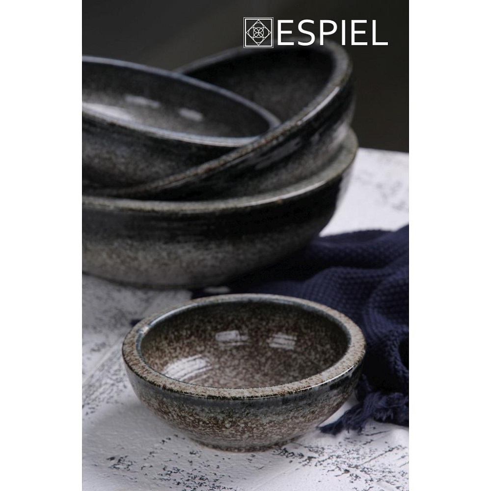 Πιάτο Βαθύ Στρογγυλό Stoneware Φ15,1xH5,2cm Kenya Espiel GMT210K4 - 3