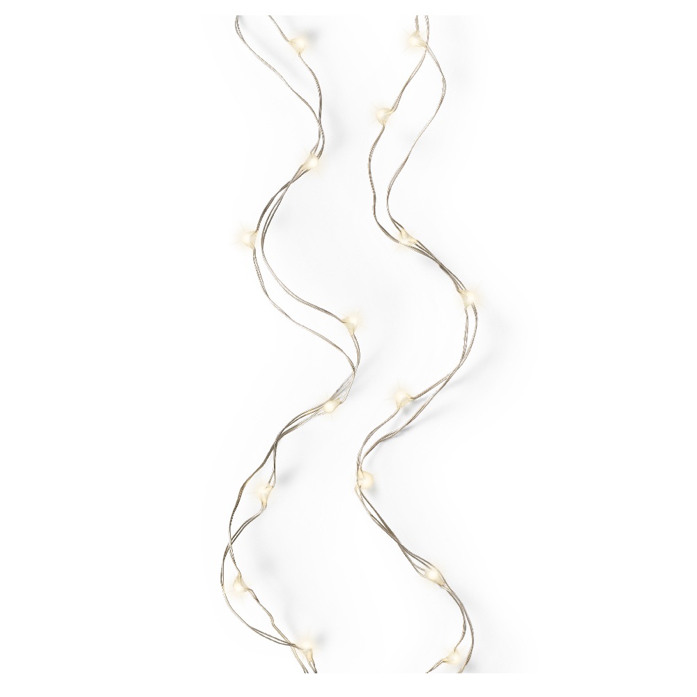 Φωτάκια Micro LED 100 Θερμό Λευκό Μπαταρίας Εσωτερικού Χώρου Lumineo 483755 - 2