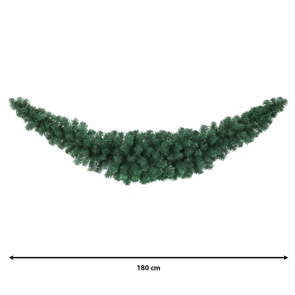 Γιρλάντα Πράσινη PVC 180cm Εσωτερικού & Εξωτερικού Χώρου Everlands Imperial 680287 - 2