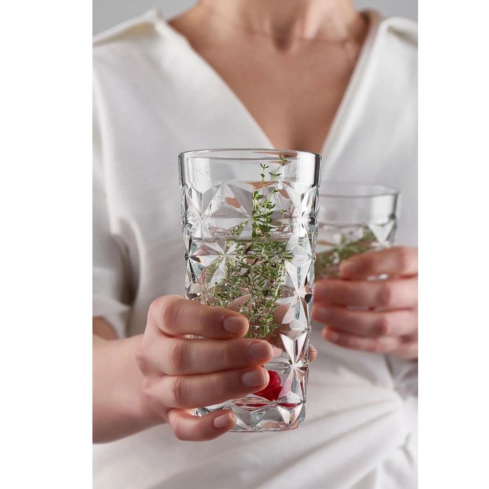 Ποτήρι Γυάλινο Long Drink 360ml Φ5,9xH15cm Estrella Pasabahce SP520605 - 2