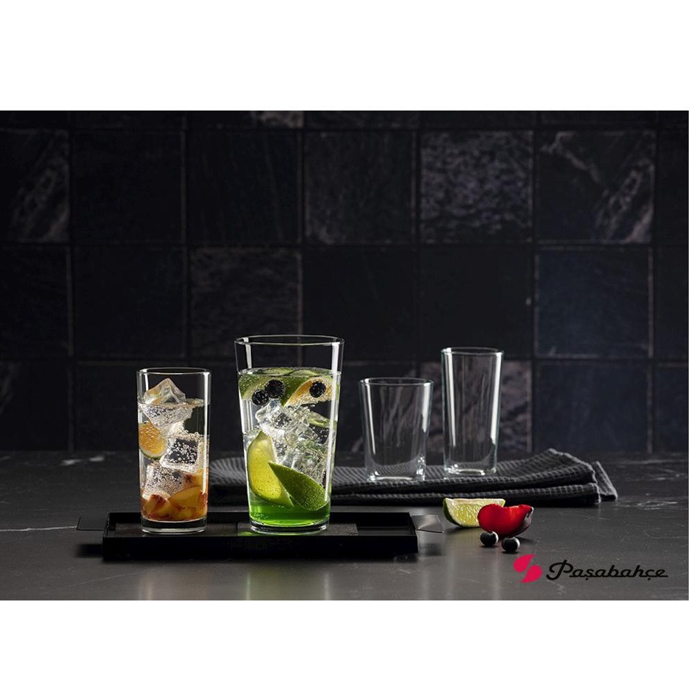 Ποτήρι Γυάλινο Long Drink 260ml Φ6,6xH13,2cm Alanya Pasabahce SP52432 - 2