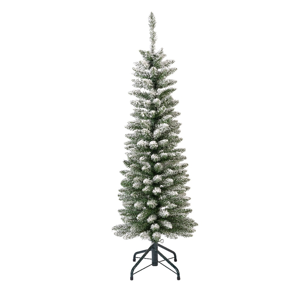 Χριστουγεννιάτικο Δέντρο Snowy Pencil Pine 180cm με 430 Κλαδιά και Εφέ Χιονιού - Everlands 684021 - 