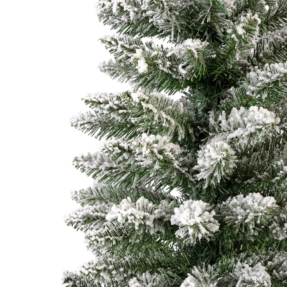 Χριστουγεννιάτικο Δέντρο Snowy Pencil Pine 180cm με 430 Κλαδιά και Εφέ Χιονιού - Everlands 684021 - 2