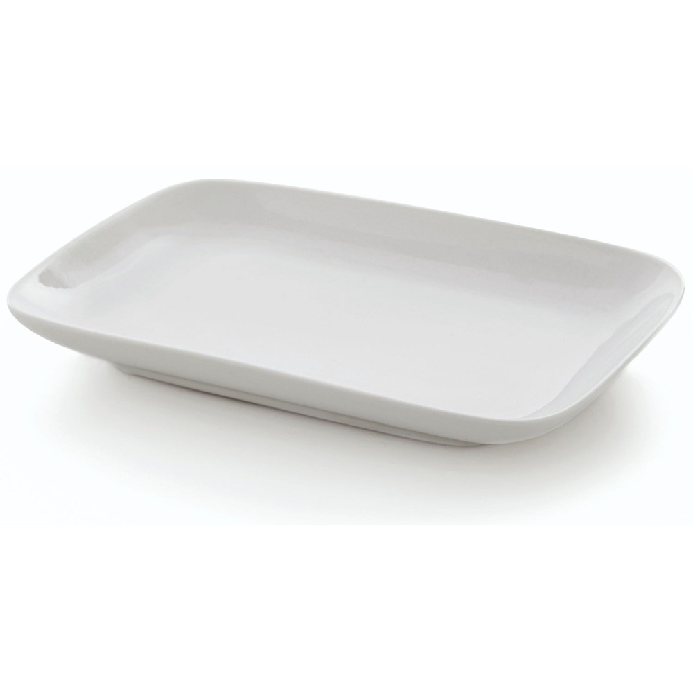 Πιατέλα Ορθογώνια Πορσελάνης Λευκή 23,5x15,5cm GTSA 60-071225