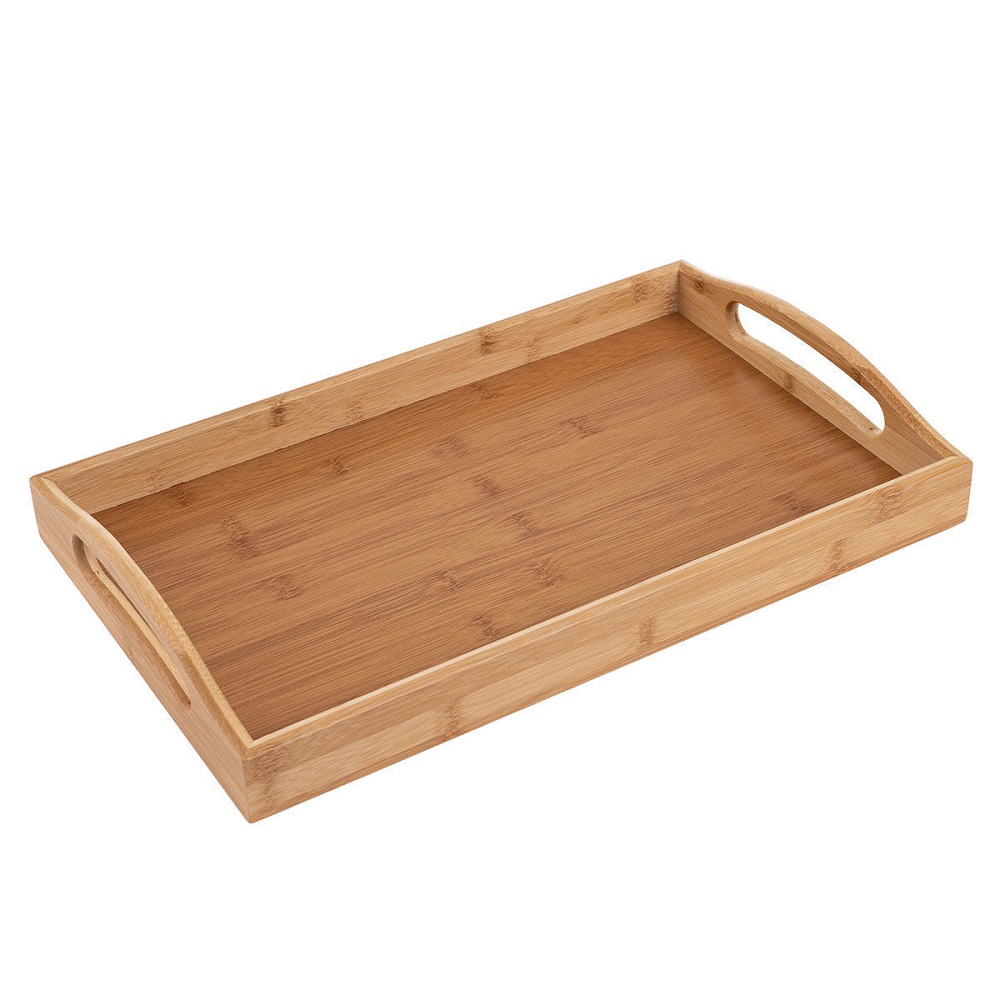 Δίσκος Σερβιρίσματος Με Λαβές 44x29,5xH5,5cm Bamboo Essentials εstia Home Art 01-12953 - 