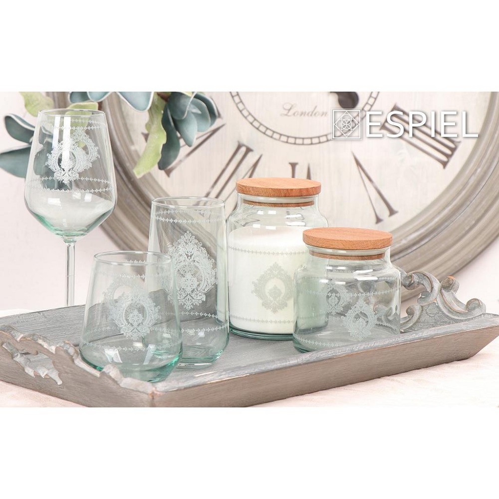 Δοχείο Γυάλινο 890ml Πράσινο Φ10xH14,5cm Με Καπάκι Helen Espiel RAB610 - 3