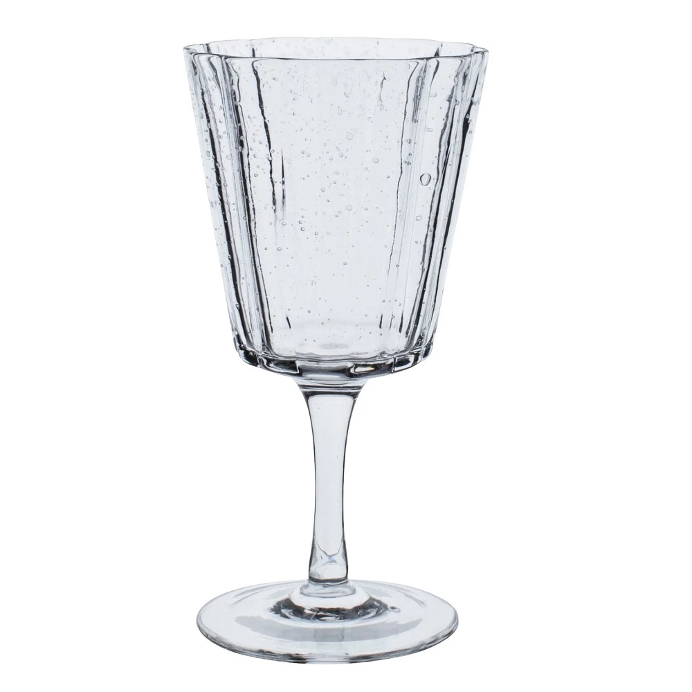 Ποτήρια Κρασιού 270ml Φ8,4xH16,3cm Φυσητό Γυαλί Σετ 4 τμχ Σε Συσκευασία Δώρου Laura Ashley LA183205 - 3