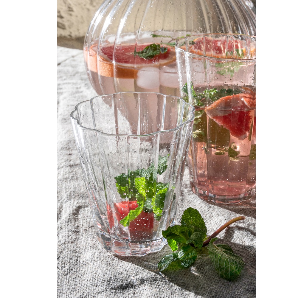 Ποτήρια Ουίσκι 250ml Φ8,3xH9,7cm Φυσητό Γυαλί Σετ 4 τμχ Σε Συσκευασία Δώρου Laura Ashley LA183201 - 4