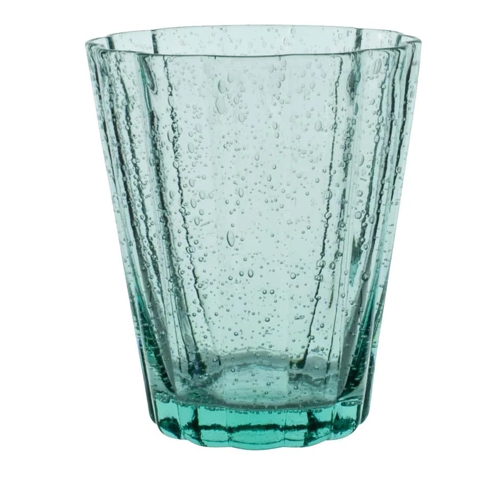 Ποτήρια Ουίσκι 250ml Φ8,3xH9,7cm Πράσινο Φυσητό Γυαλί Σετ 4 τμχ Σε Συσκευασία Δώρου Laura Ashley LA183202 - 3
