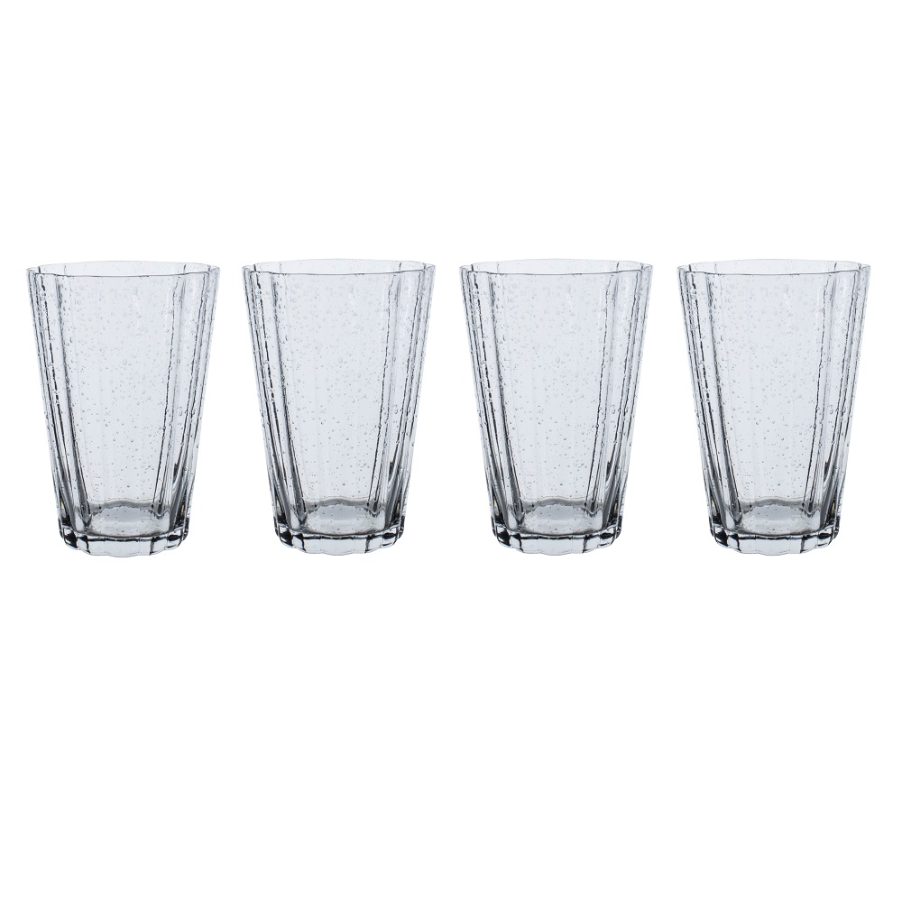 Ποτήρια Νερού 410ml Φ9xH12,9cm Φυσητό Γυαλί Σετ 4 τμχ Σε Συσκευασία Δώρου Laura Ashley LA183203 - 1
