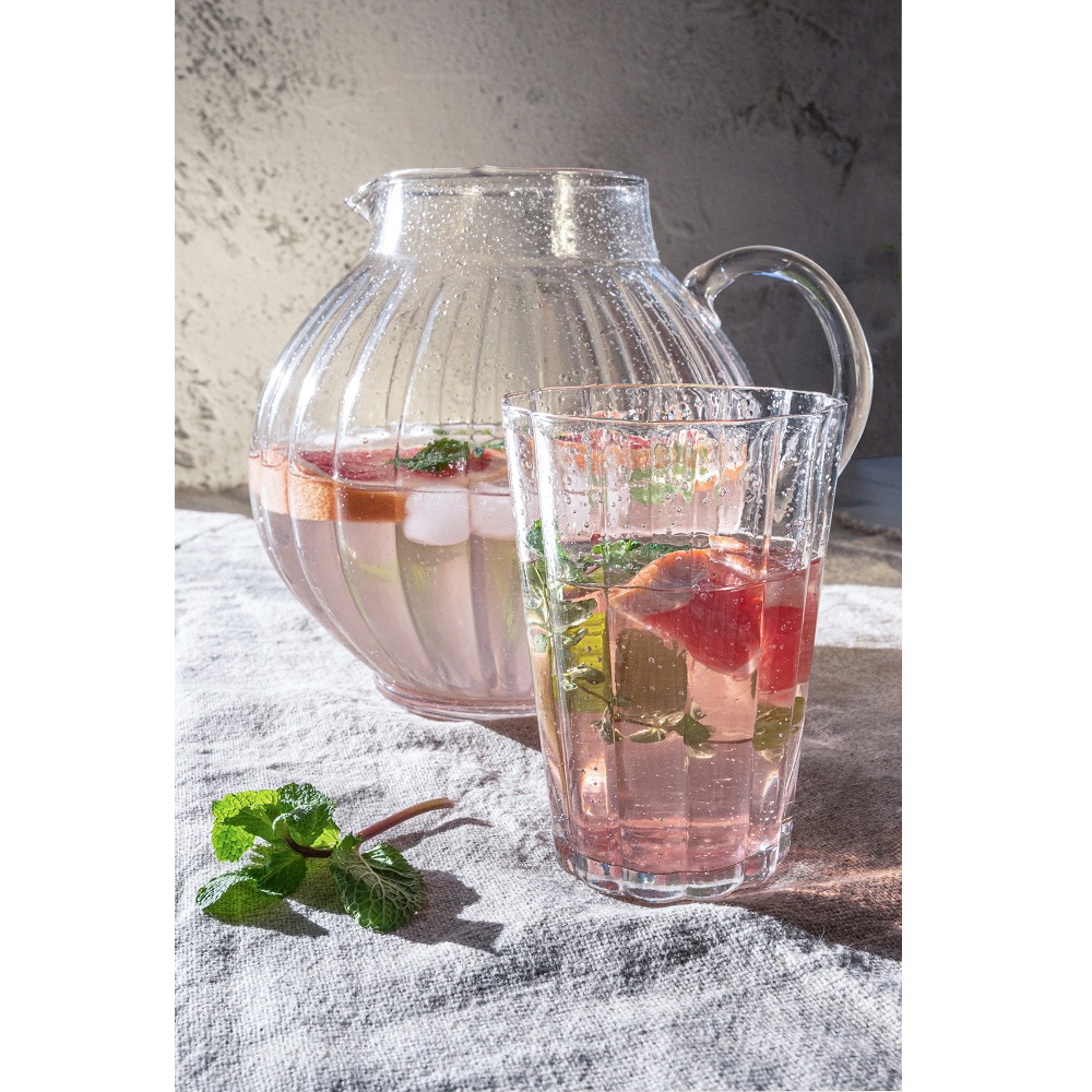Ποτήρια Νερού 410ml Φ9xH12,9cm Φυσητό Γυαλί Σετ 4 τμχ Σε Συσκευασία Δώρου Laura Ashley LA183203 - 4