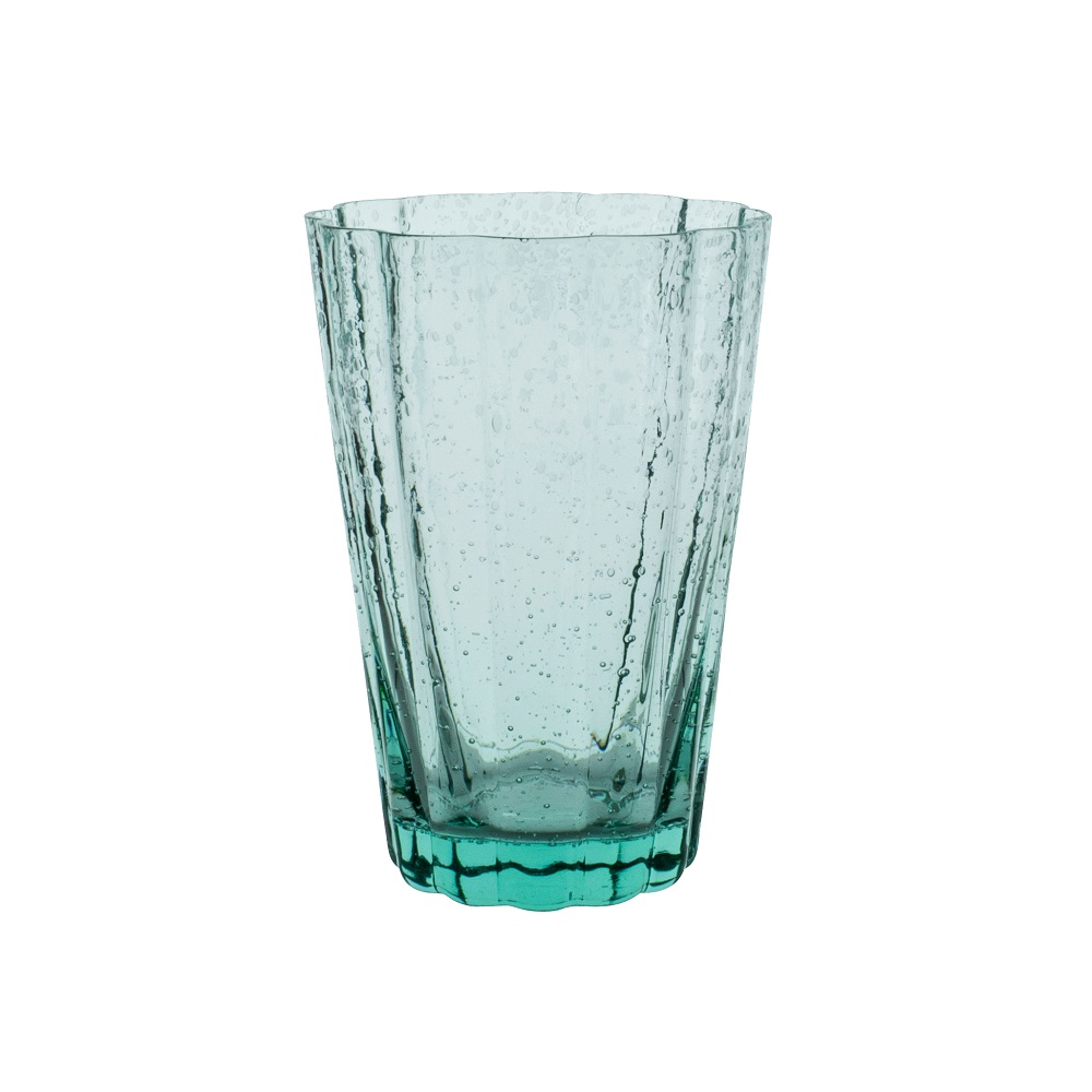 Ποτήρια Νερού 410ml Φ9xH12,9cm Πράσινο Φυσητό Γυαλί Σετ 4 τμχ Σε Συσκευασία Δώρου Laura Ashley LA183204 - 3