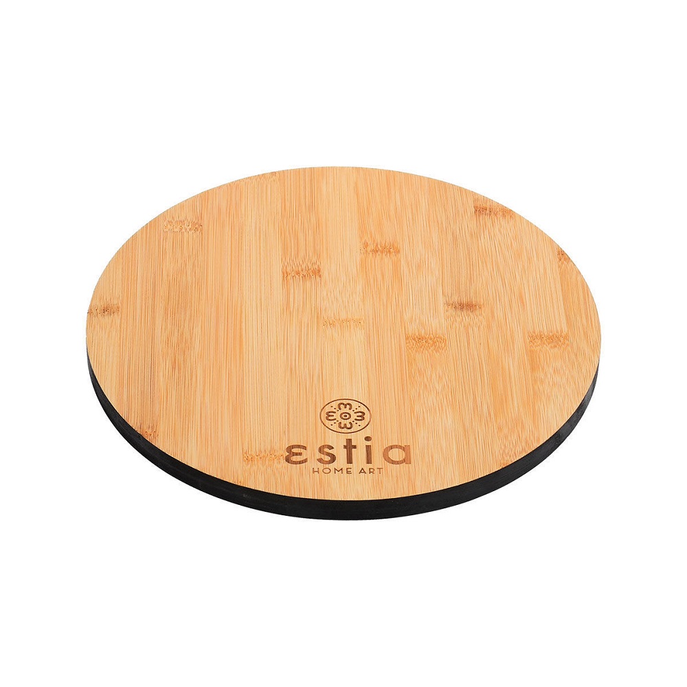 Επιφάνεια Κοπής Στρογγυλή Φ28cm Bamboo Essentials εstia Home Art 01-13769 - 2