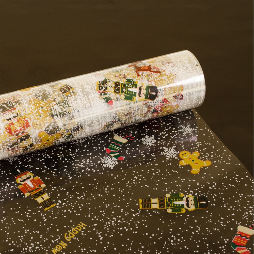 Σελοφάν Περιτυλίγματος Χριστουγεννιάτικο Καρυοθραύστης 80 εκ x 50 μ Ai Decoration 73684 - 