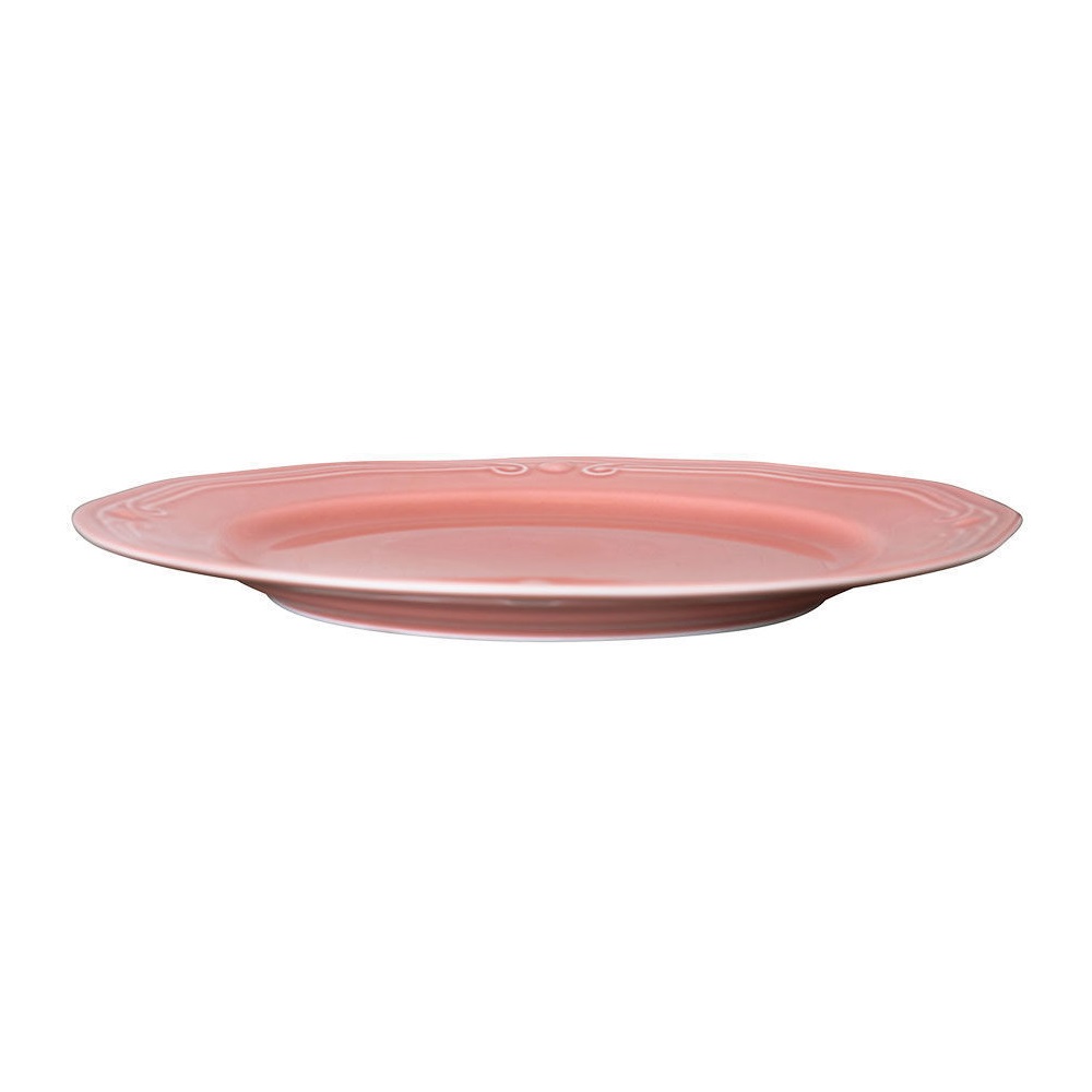 Πιάτο Ρηχό Πορσελάνης Ροζ Φ27cm Ανάγλυφο Athénée εstia Home Art 07-13547 - 3