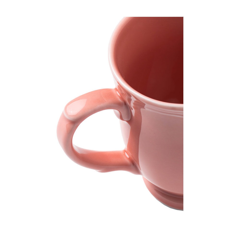 Κούπα 340ml Πορσελάνης Ροζ Ανάγλυφο Athénée εstia Home Art 07-13639 - 3