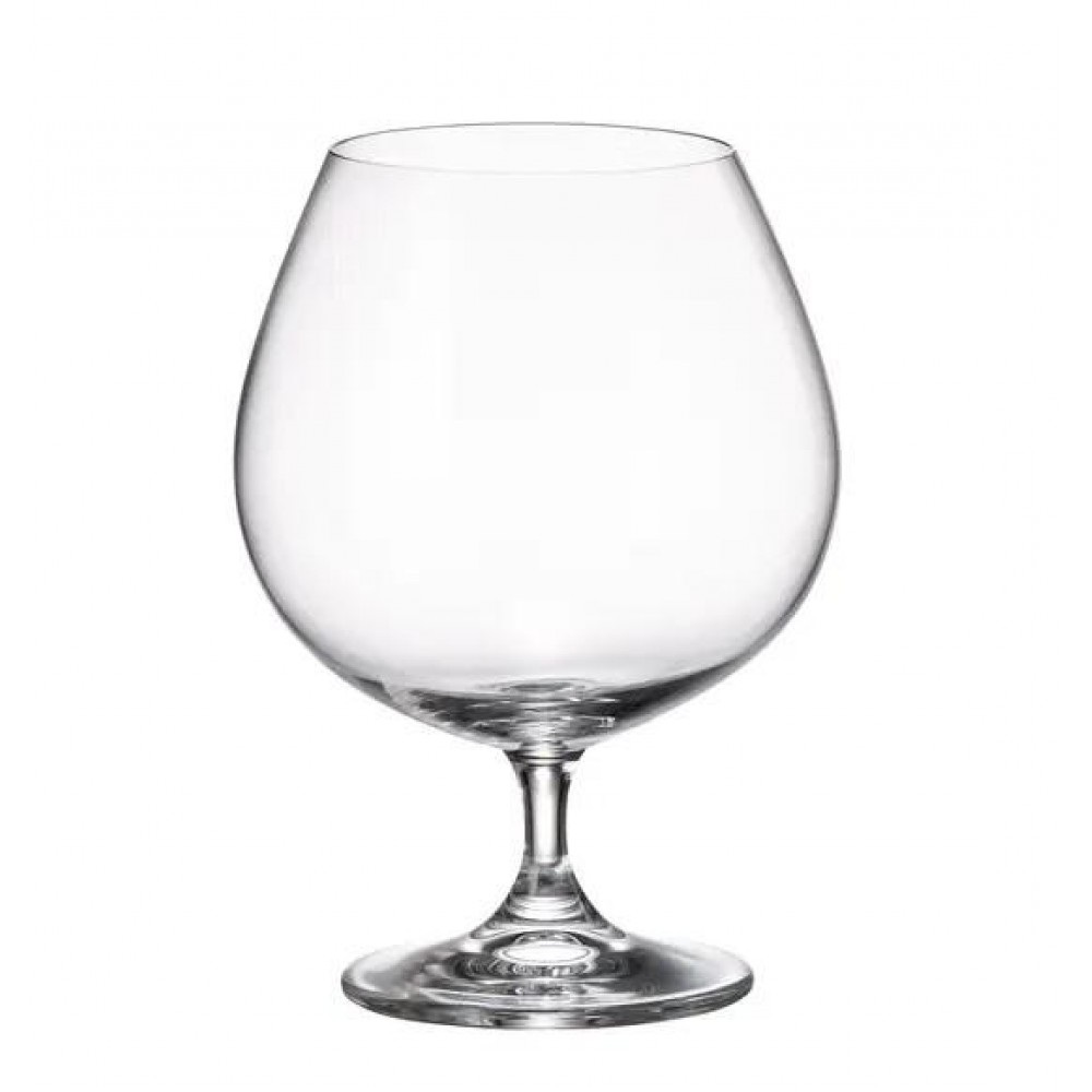 Ποτήρι Κολωνάτο Κρυστάλλινο Brandy 400ml Colibri Crystal Bohemia CTB03202040 - 