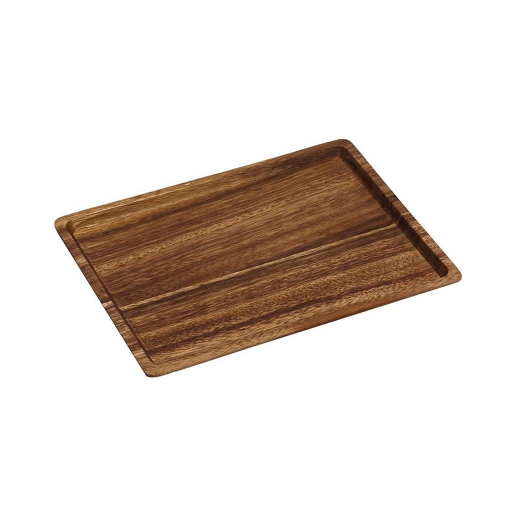 Δίσκος Ορθογώνιος Ξύλινος 18x24xH1,5cm Espiel BAG107 - 1
