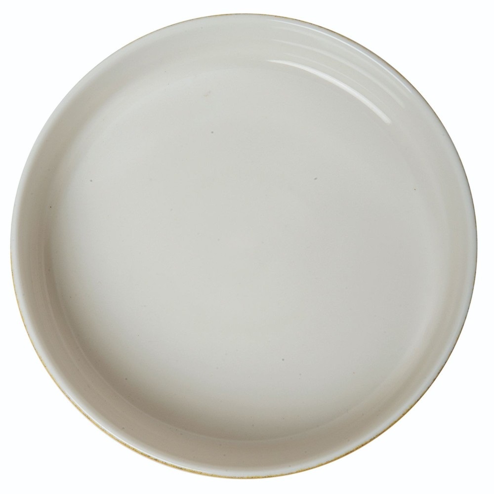 Σαλατιέρα Step Πορσελάνης Μπεζ Φ20xH4cm Ivory GTSA 66-5420 - 2