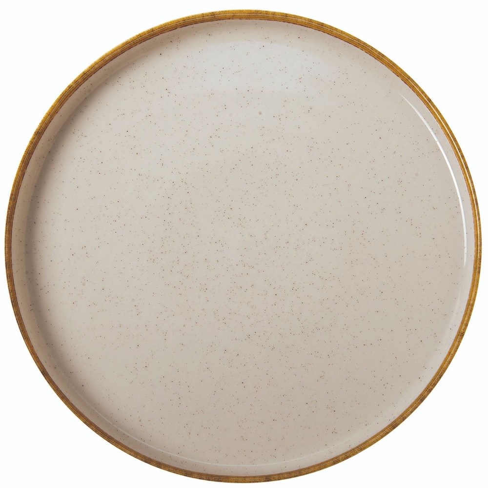 Πιάτο Ρηχό Step Πορσελάνης Μπεζ Φ30xH3cm Ivory GTSA 66-5530 - 1