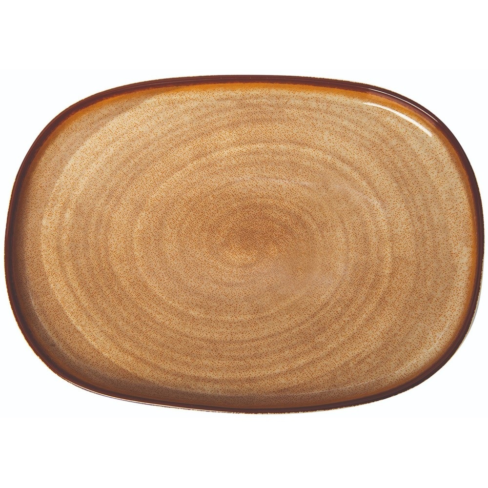 Πιατέλα Πορσελάνη Οβάλ Sahara 30x22cm Επίπεδη Gtsa 66-8630 - 