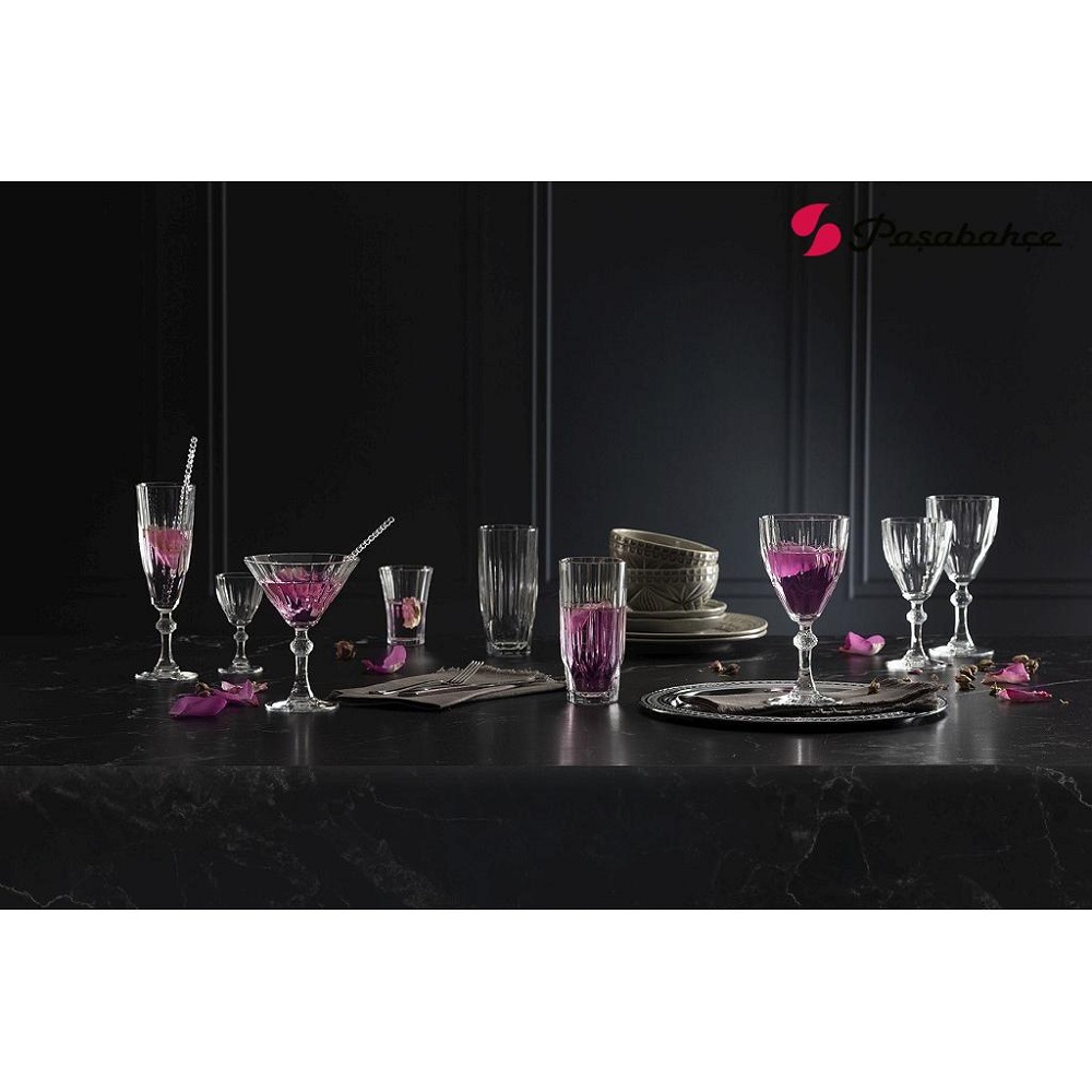 Ποτήρι Γυάλινο Ουίσκι 275ml Ø8,5xH8,7cm Diamond Pasabahce SP52988K6 - 2